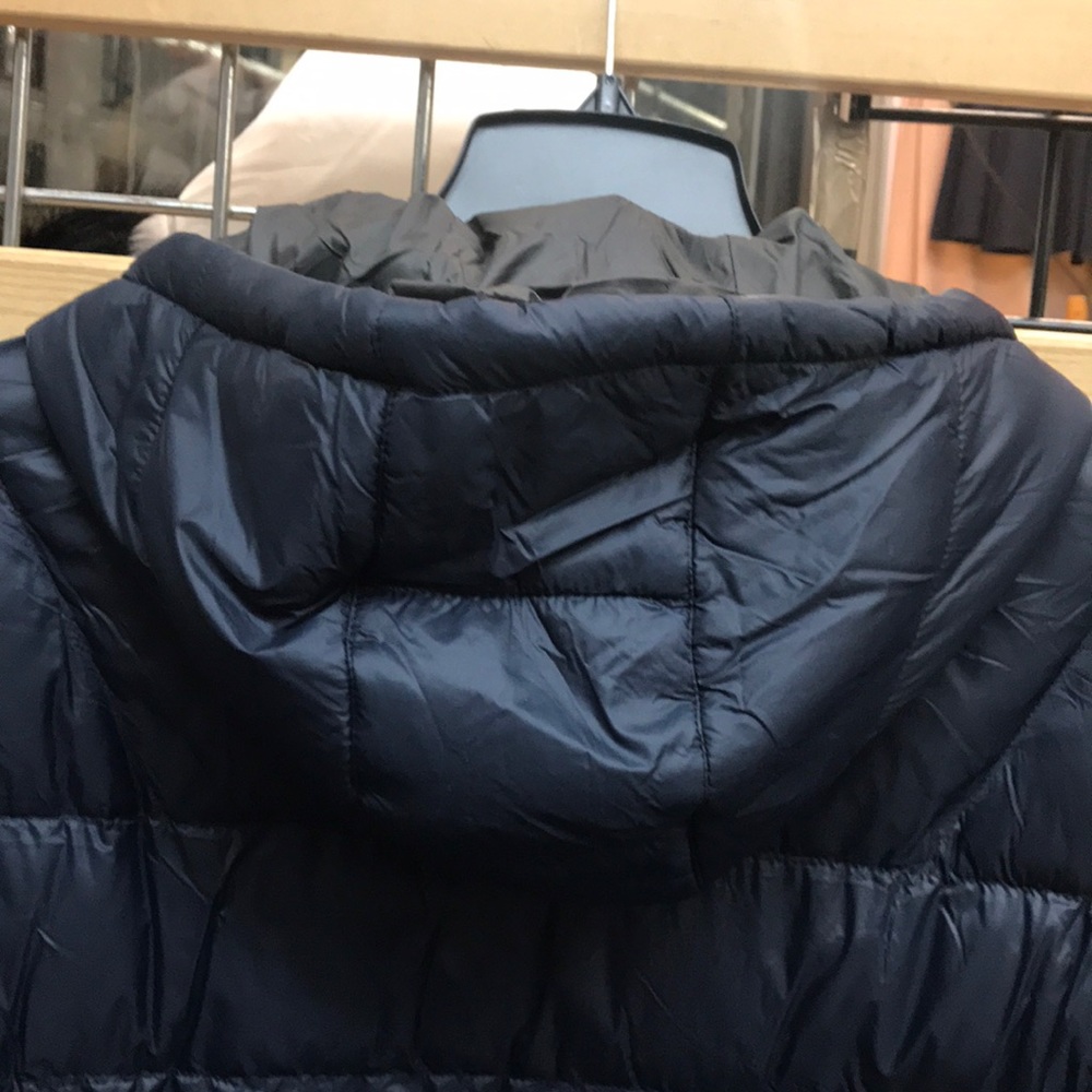 NWT,NAUTICA MENS QUILTED PUFFER HOODIE~DARK NAVY - Picture 9 of 16